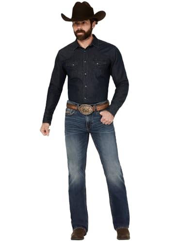 Men's 45&Reg; Yuma Wash Trigger Slim Bootcut Performance Stretch Denim - RMSU23J45 31W x 32L US