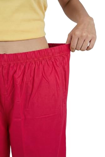 Image of Plaazo Women's Cotton Palazzo | Wide Leg Palazzo for Women | Soft Breathable High Waist Bottom Wear | Comfortable Casual, Office, Travel for Women