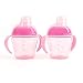 Primo Passi 2 Pack 5oz Sippy Cup For Babies 4 Months old (Grey) (Pink)