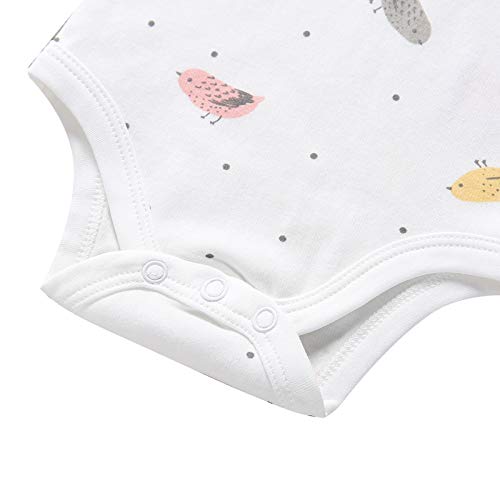 Amropi 5 Pezzi Body Bambino a Manica Corta