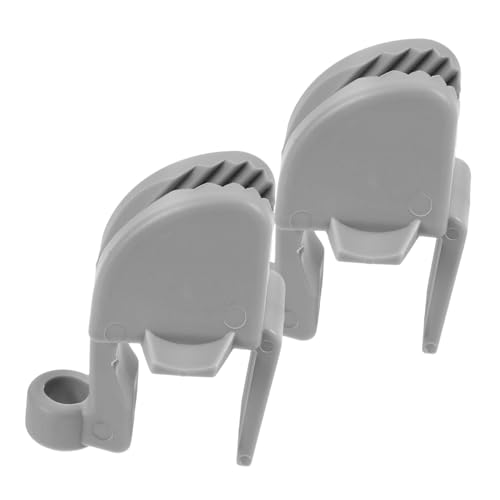 OSOLADY 2pcs Marine Accessories Hooks T Rail Boat Accessories Boating Accessories Boat Dock Chain Holder Buoy Clips for Pontoon Boat Dock Bumpers for Docking Sled Clips Plastic