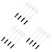 SUPVOX 3pcs piano tuning fork kits Mute tool d56