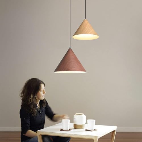 Lámpara de araña LED moderna y lámpara colgante minimalista nórdica para dormitorio 5