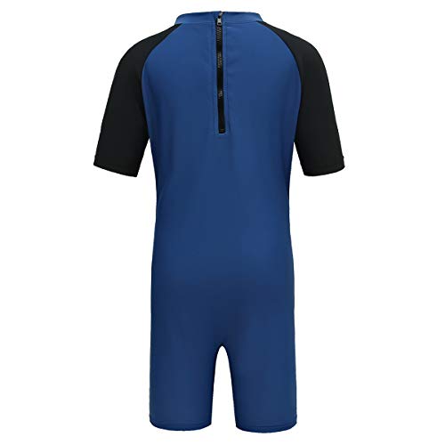Phibee Boys' One Piece Rash Guard Swimsuit Short Sleeve Upf 50+ Sun Protection Bathing Suits Print 2 #TOP2