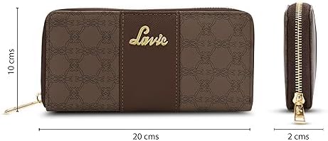 Women's Mono Wallet | Ladies Stylish Purse Bag | Credit Card, Money Holder | Zip Around Wallet | Gift for Women