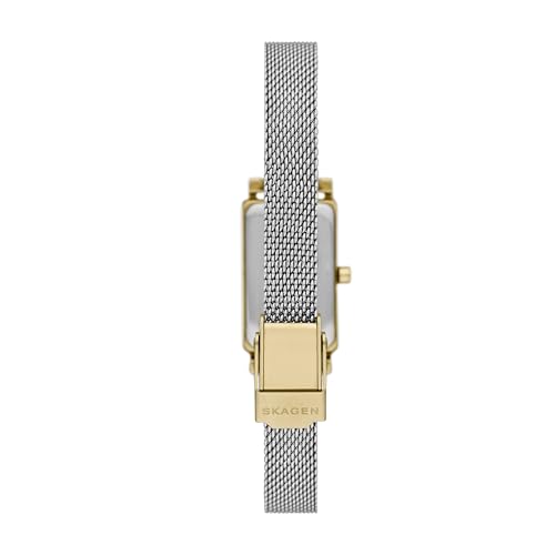 Image of Skagen Hagen Lille Rectangular Stainless Steel Watch for Women
