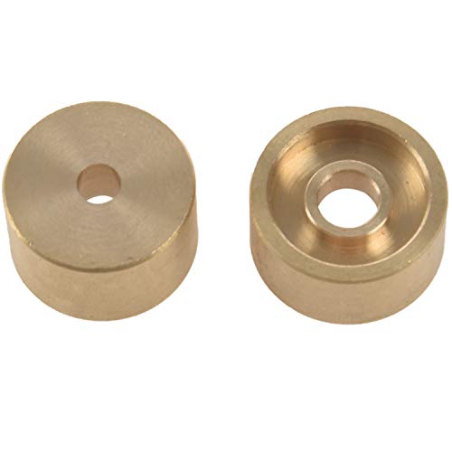 Lobamop 1 Satz Trompeten Ventil Finger KnöPfe Trompete Teile ZubehöR Musik Instrument ZubehöR für Trompete Gold