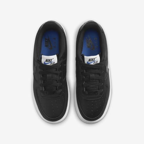 Nike Air Force 1 LV8 Big Kids' Shoes (FV7725-001, Black/White/Black) Size 44