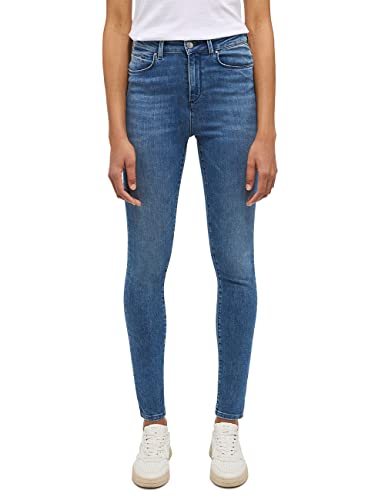 MUSTANG Damen Jeans Georgia Super Skinny Fit - Blau - Medium Blue Denim...