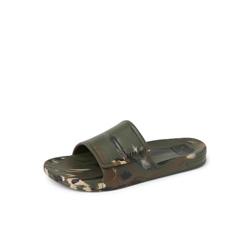 REEF Fanning Slide H2O Mens Sandal Camo Marble 12