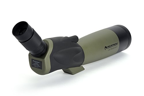 Celestron – Ultima 80 Angled Spotting Scope – 20-60X Zoom Eyepiece – Multi-Coated Optics For Bird Watching, Wildlife, Scenery And Hunting – Waterproof And Fogproof – Includes Soft Carrying Case #TOP1