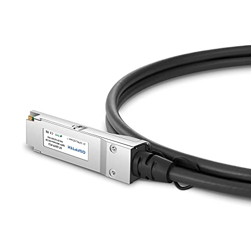Image of 40G QSFP DAC, 2M (7ft) Passive Direct Attach Copper Twinax Cable Compatible with Cisco QSFP-H40G-CU2M