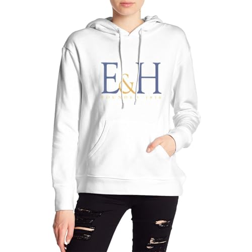 Emory & Henry College Logo Unisex-Adult Fleece Hoodie Sweatshirt3