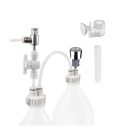 Clscea G211 Aquarium DIY CO2 Generator System Kit with Needle Valve & CO2 Diffuser