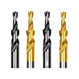 Counterbore Twist Step Drill M35 Cobalt/HSS Dual Cutting Bit HSS for Metal 90 180 Degree M3 M4 M5 M6 M8 M10 Cone Drilling Tools(6542 180Degree,M4)