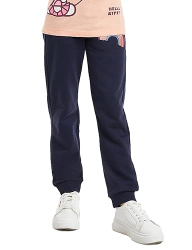 Image of Amazon Brand - Symbol Regular Girls 100% Cotton Printed Track Pants (Joggers)