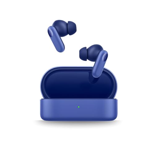Image of Original Wireless Bluetooth Buds 2R Earbuds for Oneplus with Large 12.4mm Audio Drivers, Long-Lasting 38 Hours Playback, Quad Microphone Setup for Clear Voice Calls (Blue)