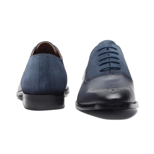 Image of LOUIS STITCH Men's Formal Shoes | Handcrafted European Leather Brogues | Lace-Up Style for Business, Formal (LSEUBGSU)