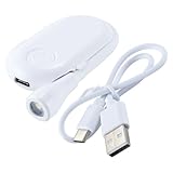Ausi Lampada da lettura ricaricabile, 3 modalità di temperatura colore, luce con morsetto ricaricabile tramite USB per la lettura notturna a letto, perfetta per gli amanti dei libri immagine