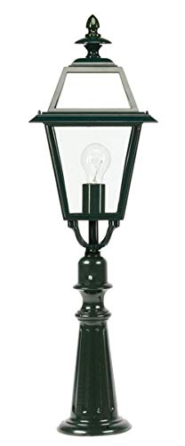 Casa Padrino Garden Lamp/Garden Lantern 25 x 25 x H. 74 cm - Nostalgic Outdoor Lamp, Color:black