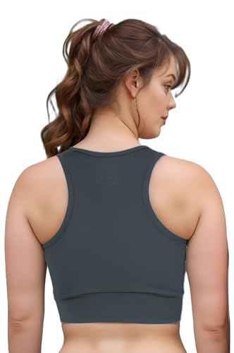 Image of Sports Bra for Women | Non-Padded High Support Gym, Yoga & Running Bra | Seamless Sweat-Wicking Polyester Workout Bra