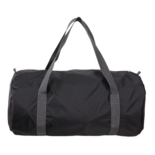 Bolsa de deporte plegable grande para viajes, camping, pesca, gimnasio, mudanza, escuela, 37 l, negro, no, negro, No
