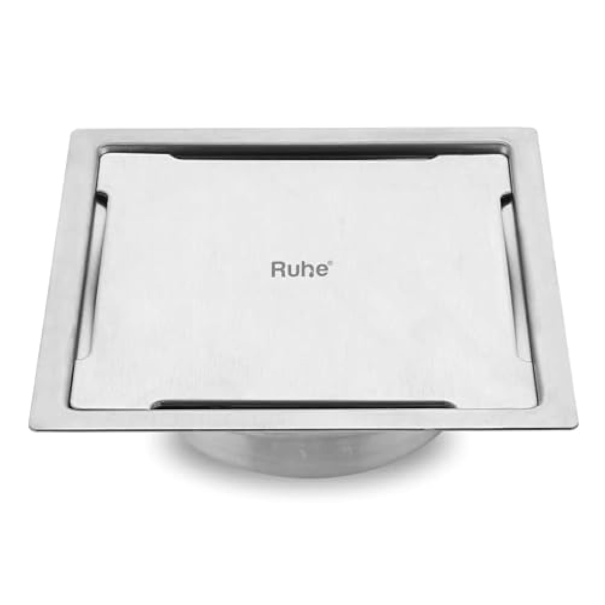 304-Grade Stainless Steel Square Flat Cut Floor Drain