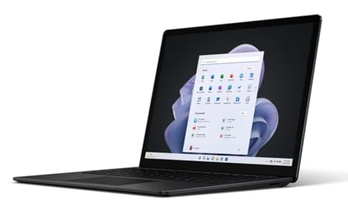 Microsoft Surface Laptop 5 Touchscreen Notebook, 13.5" FHD Display, Intel Corei7-1265, 16 GB RAM, 512 GB SSD, Amerikanische Tastatur, Schwarz, Windows 10 Pro (Generalüberholt) – Bild 3