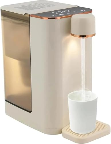 Instant Hot Water Dispenser, 3L Electric Kettle with Rapid Heating, Adjustable Temperature and Volume for Tea, Coffee, Baby Formula, Countertop Water Boiler with Child Lock and Night Light