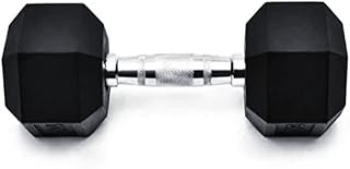 Arcado 4kg Hexa Single Dumbbells (1 pices)/ Rubber Coated Dumbles/ for Home Gym and Commecial Use for Men and Women / set of 1
