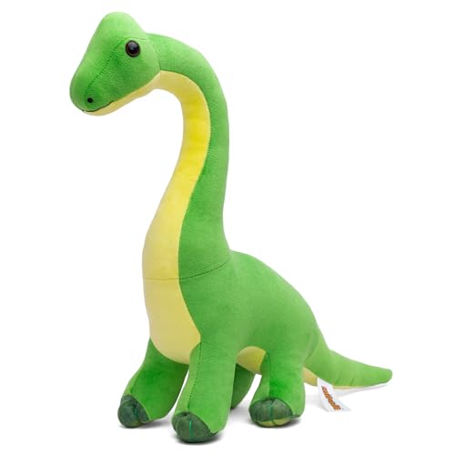 Image of Mirada Brachiosaurus Dinosaur Soft Toy - Grey Plush Stuffed Animal Gift for Kids, Boys & Girls - 40cm