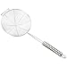 Schiumarola in Acciaio Inossidabile,Colino Accio Inox Scolapasta Schiumarola con Maglia a Spirale Mestolo da Cucina a Rete con Manico per Filtrare, Scolare e Sciacquare(16CM)