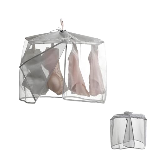 洗濯物カバー, 目隠し付き, 雨よけ, ほこり・花粉・紫外線対策, ベランダ用, コンパクト収納可能