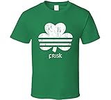 Frisk Irish Shamrock Parody St Patrick's Day Family Reunion Distressed T Shirt