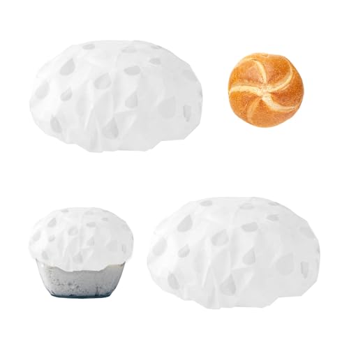 2 cubiertas de masa, revestimiento de tela para cesta de pan, cubierta de alimentos, lámina de plástico para masa, cubierta de fermentación de levadura, cubierta redonda para alimentos para pan