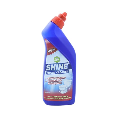 Image of Bioclean Shine Toilet Cleaner Liquid | Septic Odour remover | Toilet Cleaner Made for Septic Tanks | Septic tank cleaning liquid | Septic Tank | Toilet cleaning liquid| Pack of 1 | 500ml