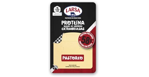 Larsa Queso Proteína en Lonchas, Envase 200g