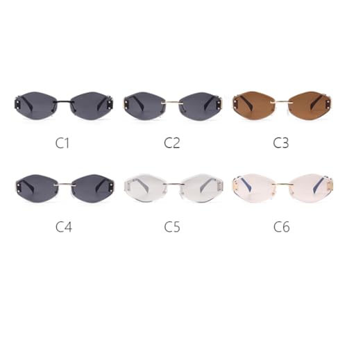 Lunettes de soleil rétro sans monture parfaites pour vos festivals et vacances