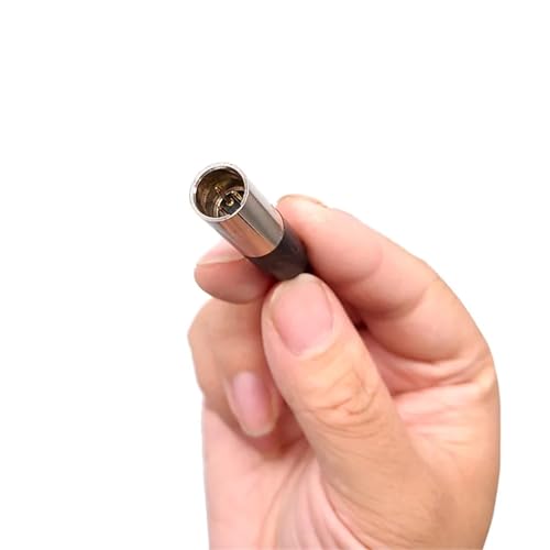Connecteur Mini XLR 5 broches mâle pour micro droit et câble audio - 7