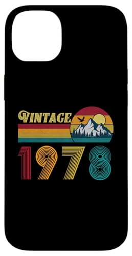 48�΂̒a���� 48�� �j�� ���� ���g�� ���B���e�[�W 1978 �X�}�z�P�[�X iPhone 14 Plus �p