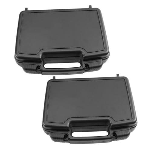 Hemobllo 2 piezas Caja Organizadora de Herramientas de Plástico Resistente con Compartimentos Múltiples Organizador de Herramientas para Camping Senderismo y Almacenamiento Doméstico
