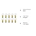 CEC Industries #55 Bulbs, 7 V, 2.87 W, BA9s Base, G-4.5 Shape (Box of 10)
