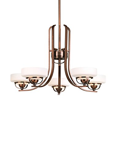 Progress Lighting P4692-124WB G9 Chandelier, 5-60-watt