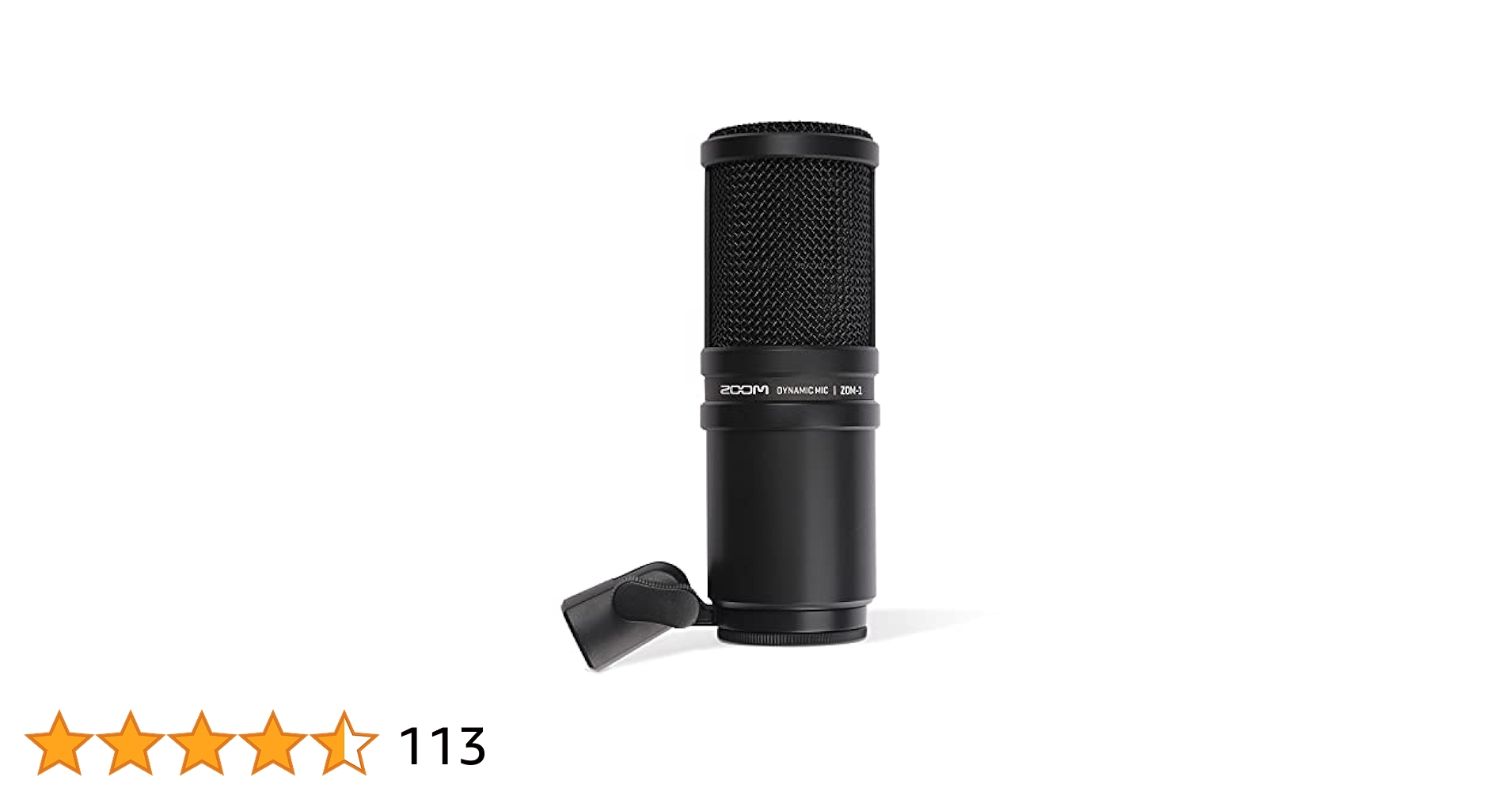 ZOOM ZDM-1のダイナミックマイク ZOOM