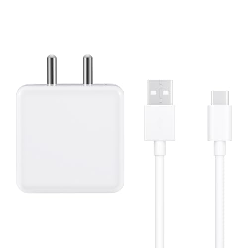 Image of Original 65W Charger & Cable Compatible with RealMe C21 /C25s /C11 /C15 (Adapter & Cable)