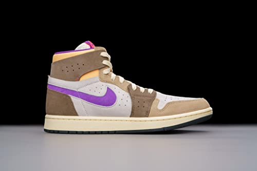 Men's Jordan 1 High Zoom Air CMFT Bleached Aqua/Bright Citrus DV1307-408 - Size 9