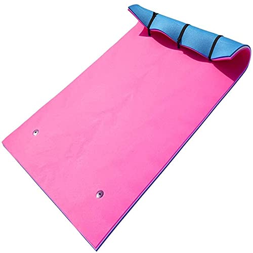 Frosab Safety Flotation Equipment, Life-Saving Floating Mat, 9 Feet Water Floating Bed, Adult Blue/White/Pink #TOP24