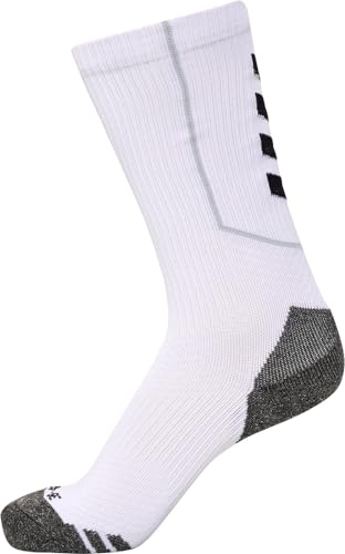 hummel Unisex Hmlpro Low Training Sock, WHITE/BLACK, 43-46 EU