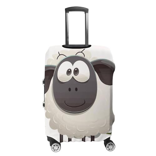 Sheep Printed Luggage Cover Protector, Fits 18-32 Inch Luggage4