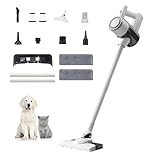【Filtre supplémentaire de filtration efficace】notre système d'aspirateur balai sans fil pour garder une maison propre et saine pour votre famille. Livré avec 2 filtres lavables, empêche efficacement l'accumulation de poussière et fournit de l'air frais, rendant votre maison plus respectueuse de l'environnement.